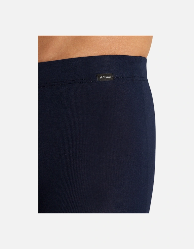 2-Pack Covered Waistband Cotton Essentials Boxer Trunks, Windy Blue / Deep Navy