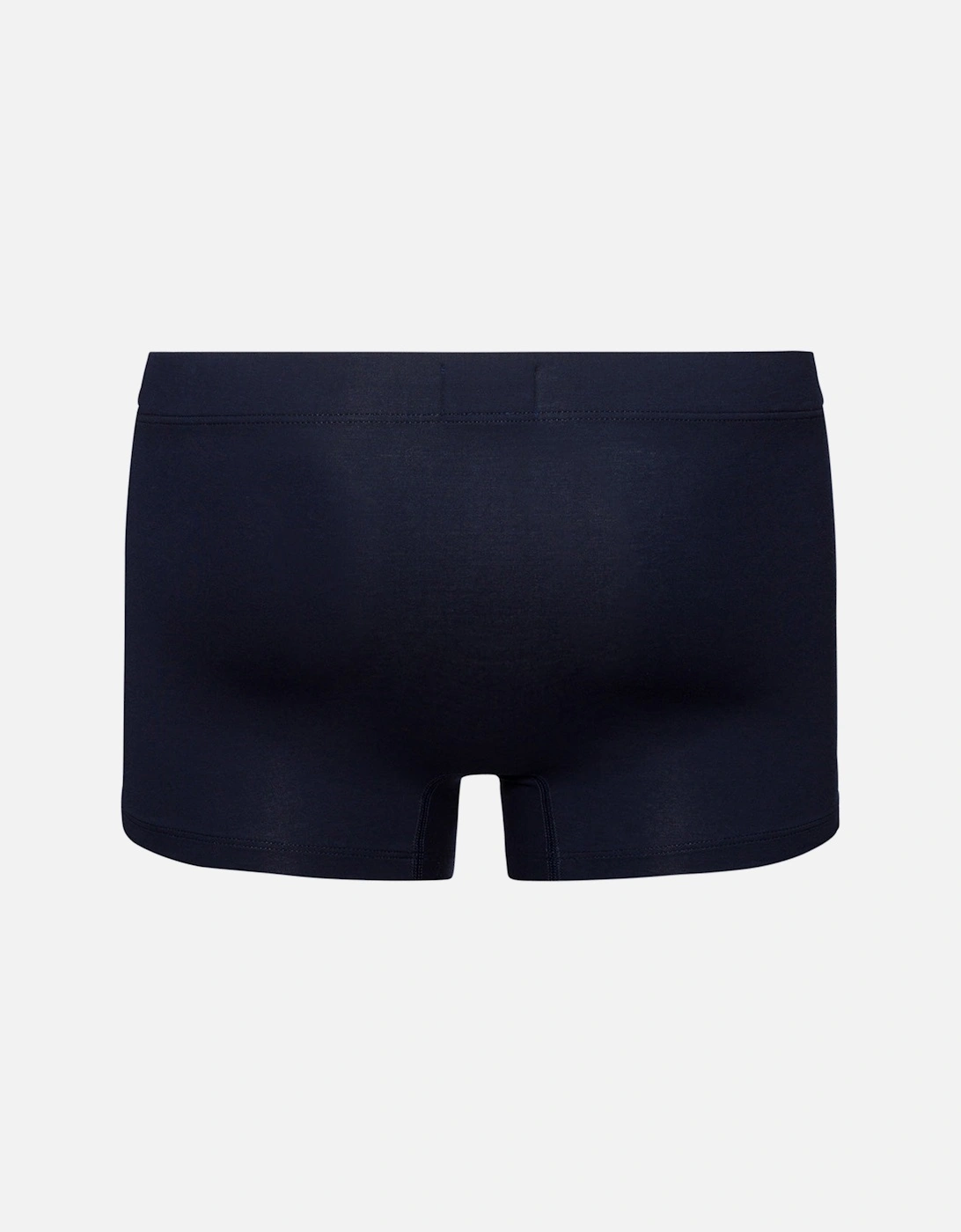 2-Pack Covered Waistband Cotton Essentials Boxer Trunks, Windy Blue / Deep Navy