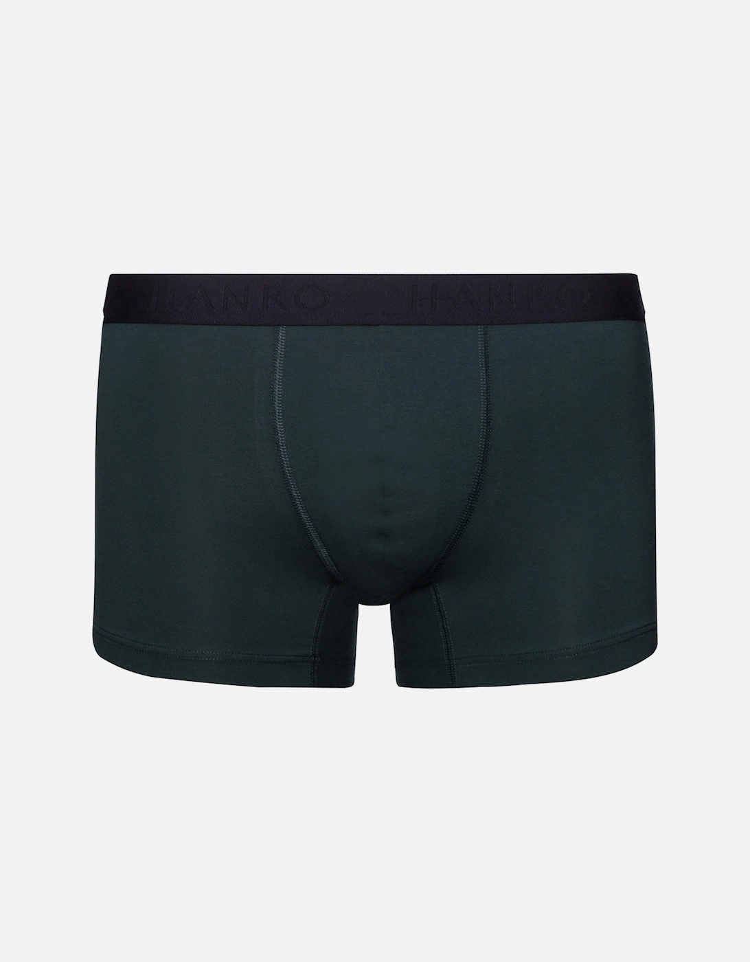 2-Pack Cotton Essentials Boxer Trunks, Laurel/Black
