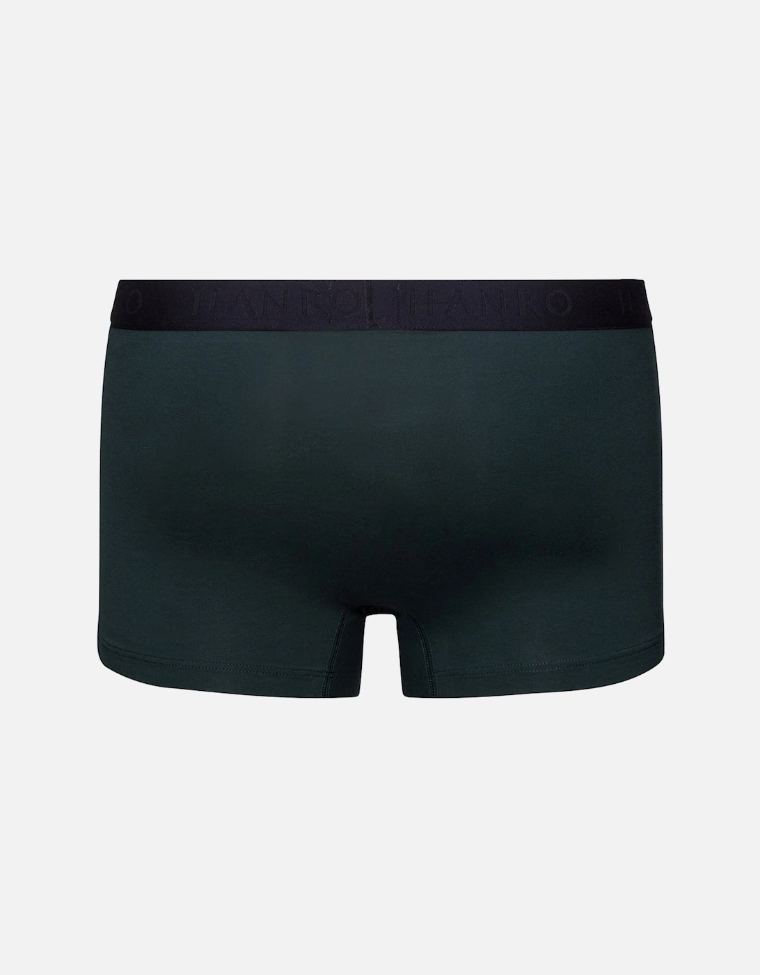 2-Pack Cotton Essentials Boxer Trunks, Laurel/Black