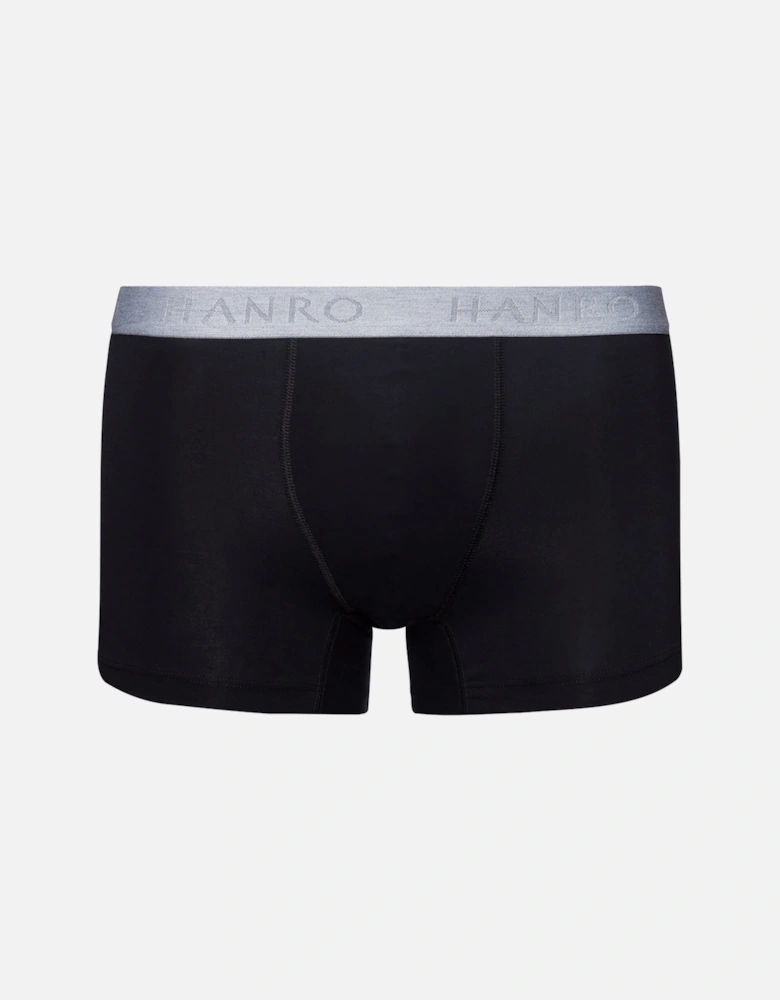 2-Pack Cotton Essentials Boxer Trunks, Laurel/Black