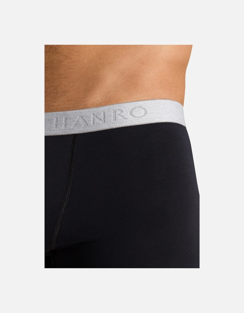 2-Pack Cotton Essentials Boxer Trunks, Laurel/Black