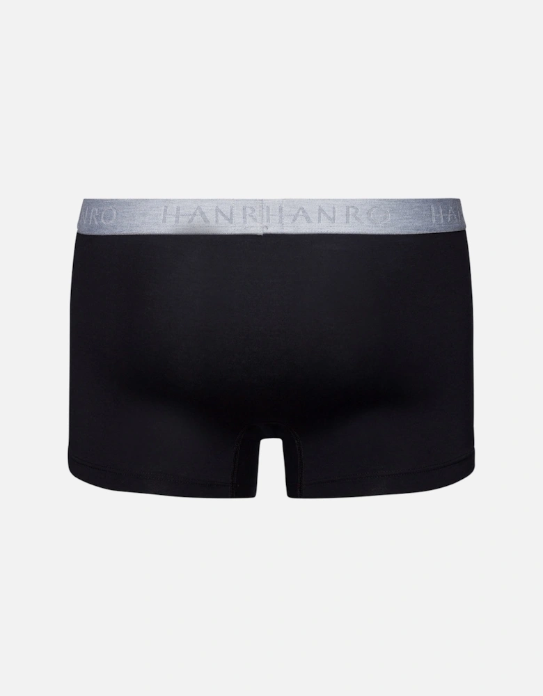 2-Pack Cotton Essentials Boxer Trunks, Laurel/Black