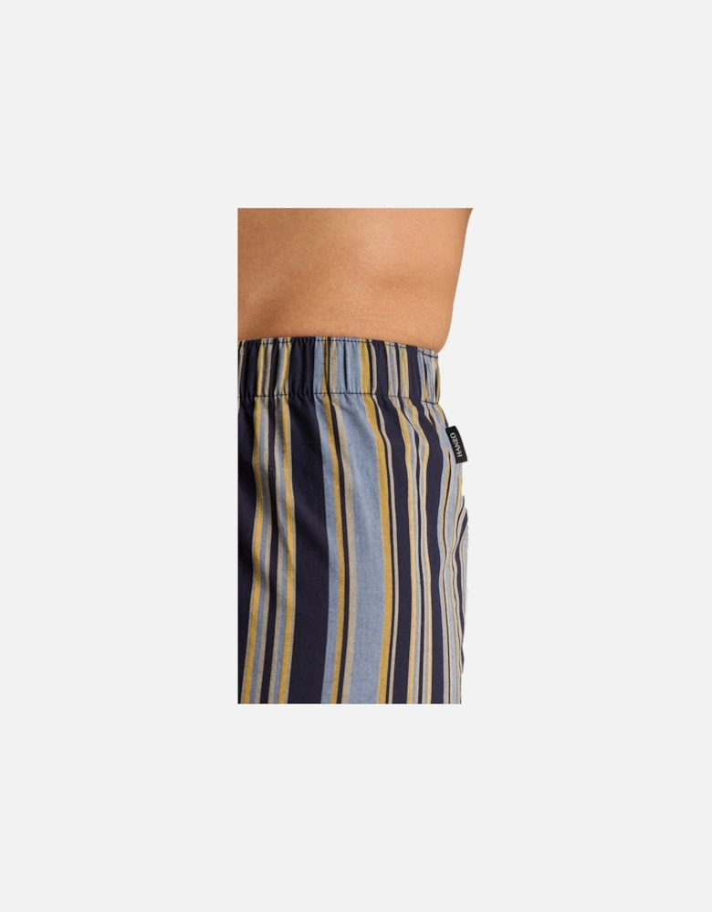Fancy Woven Boxer Shorts, Ocean Stripe