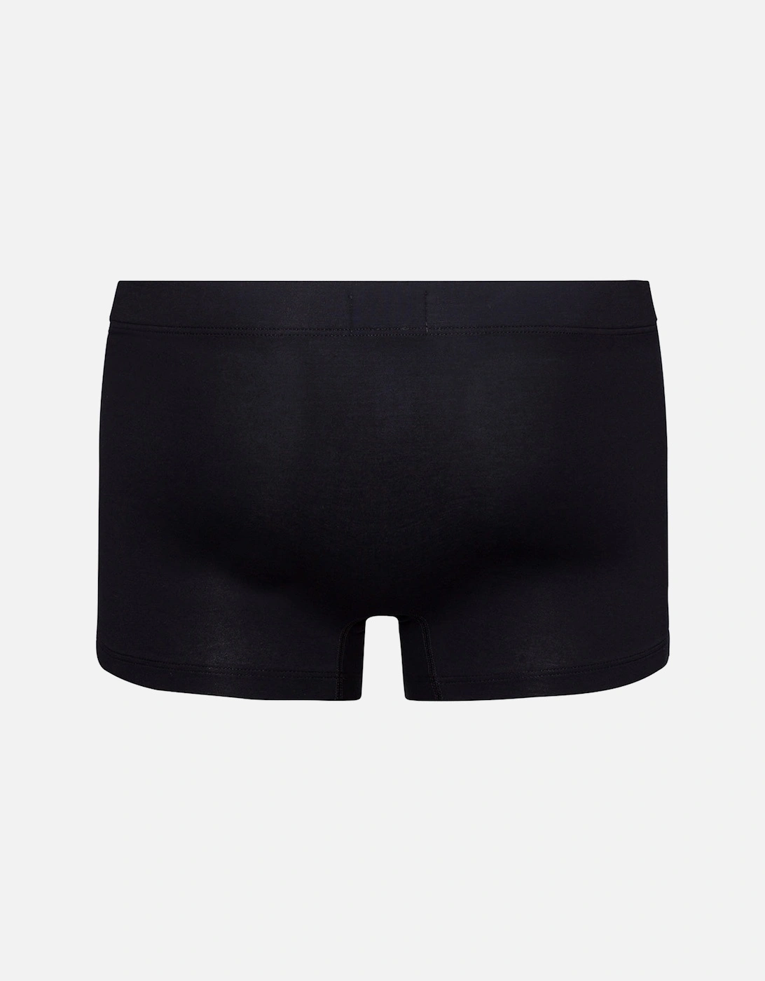 2-Pack Covered Waistband Cotton Essentials Boxer Trunks, Laurel/Black