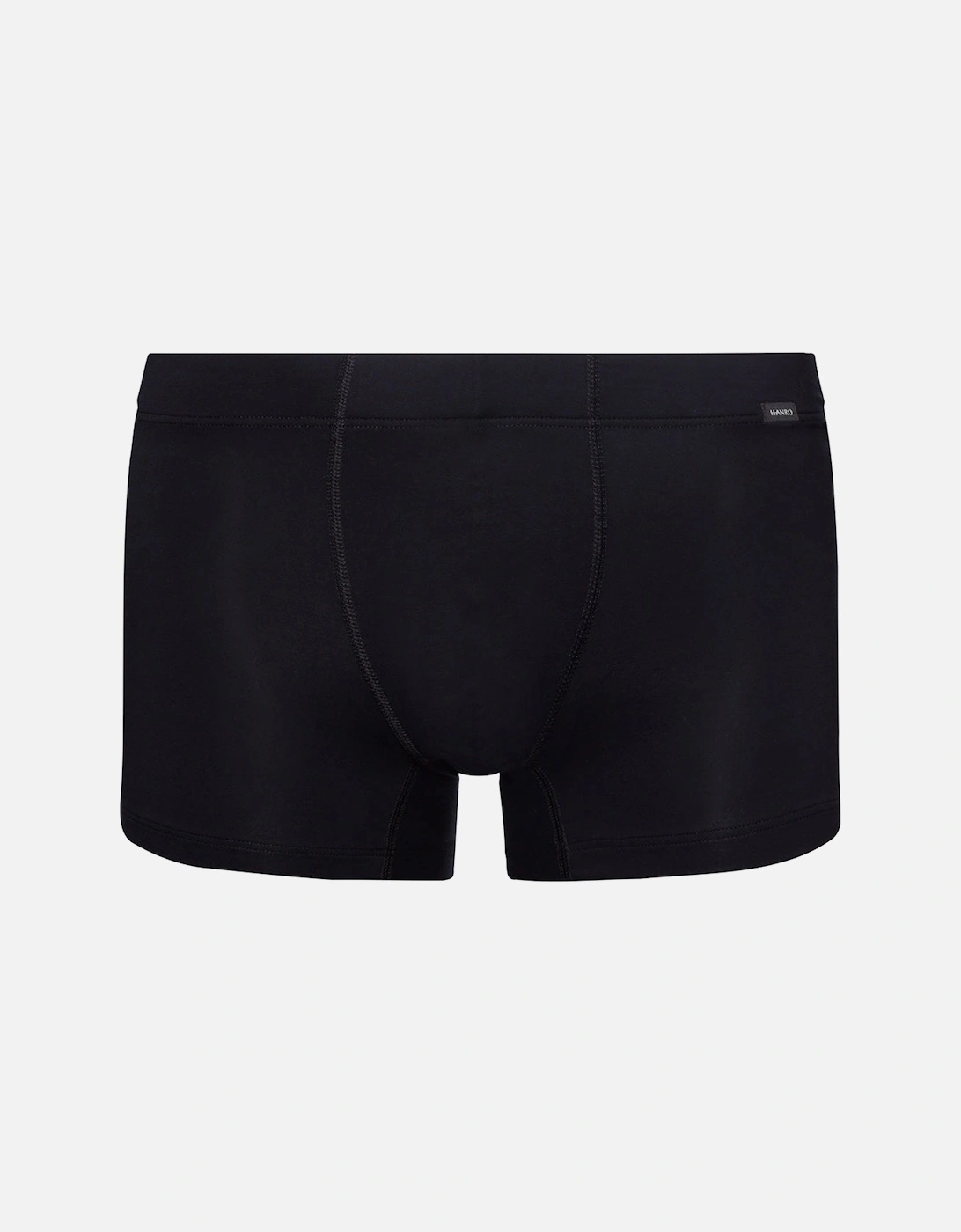 2-Pack Covered Waistband Cotton Essentials Boxer Trunks, Laurel/Black