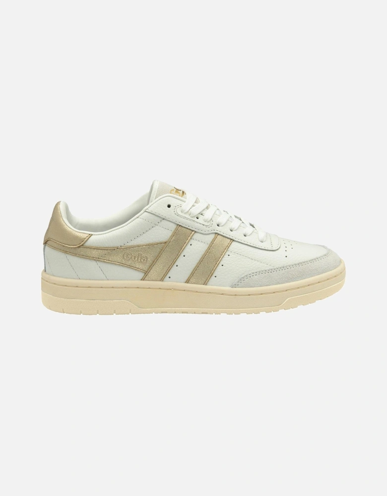 Women's Falcon Mirror Trainers - White/gold