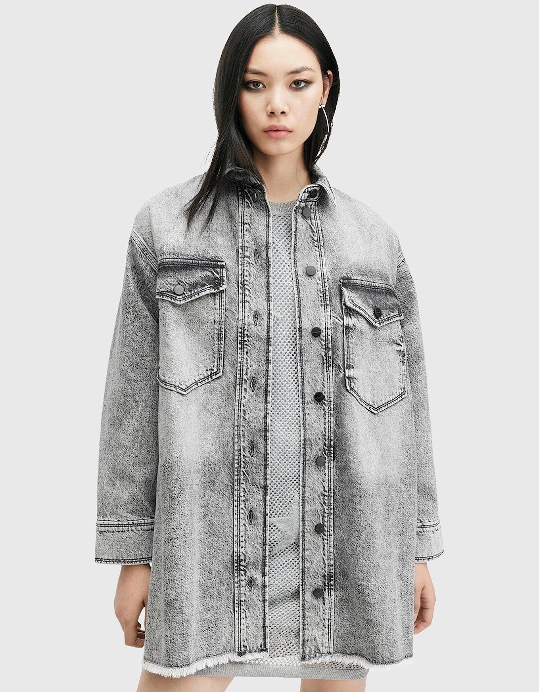 Lily Denim Dress - Grey, 6 of 5