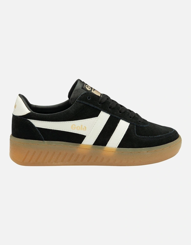 Women's Grandslam Suede Trainers - Black