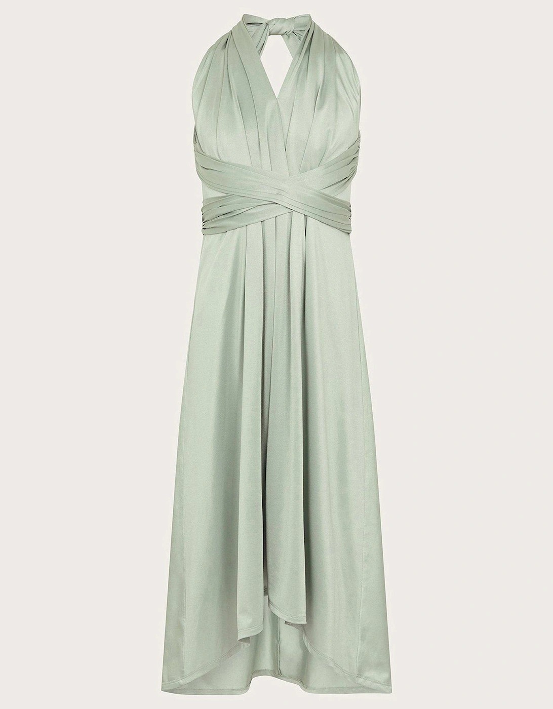 Girls Tia Twist Prom Dress - Sage, 2 of 1