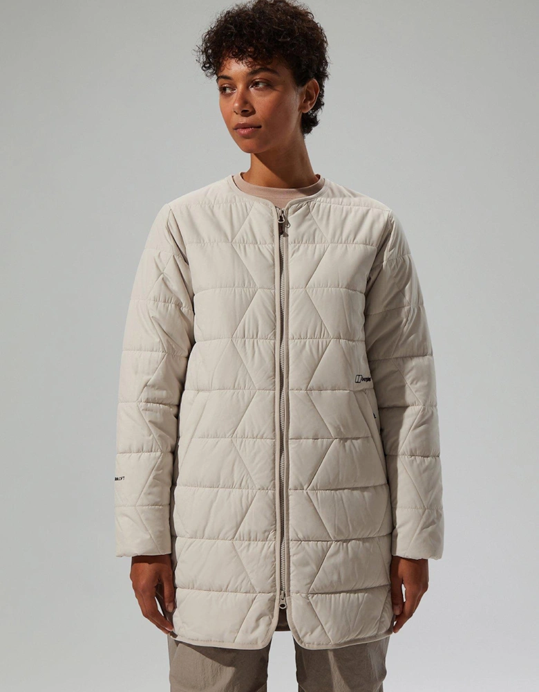 Womens Netherdene Quilted Jacket - Grey