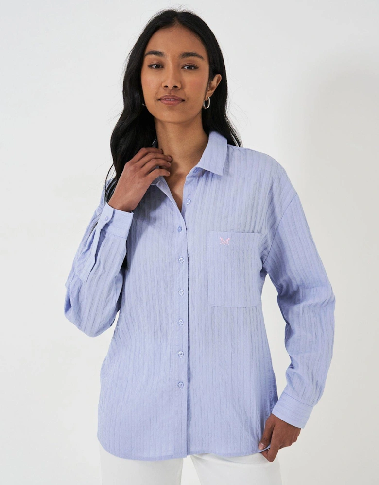 Stripe Textured Shirt - Blue