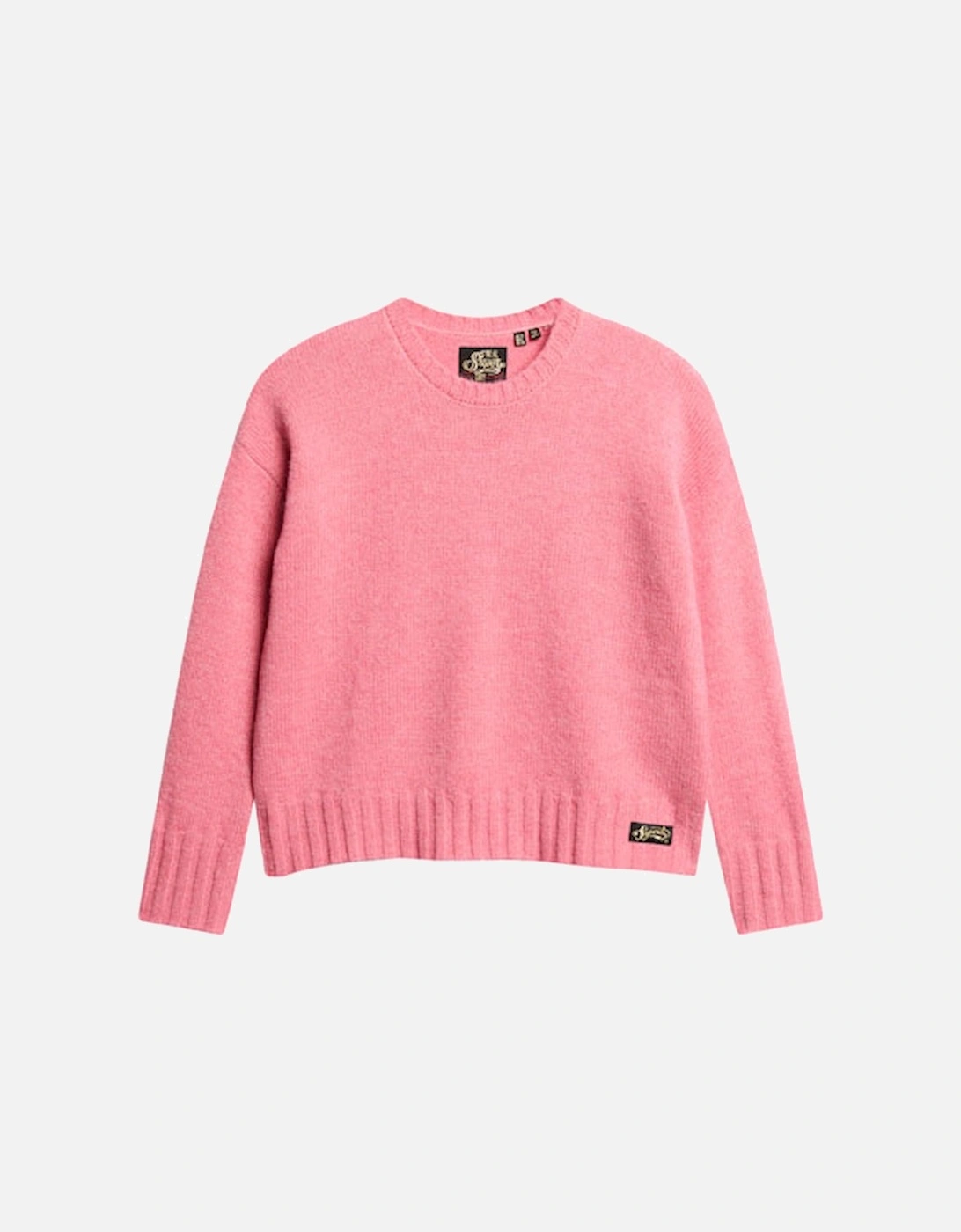 Women's Essential Crew Neck Jumper Pink