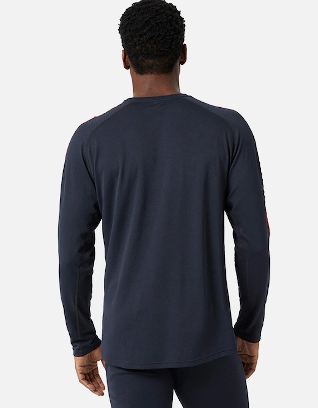 Lifa Active Stripe Crew Navy