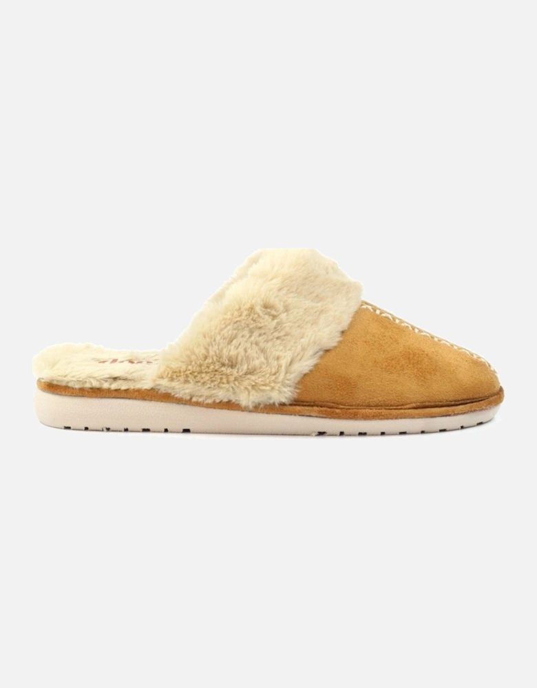 Aphrodite Tan Mule Slipper