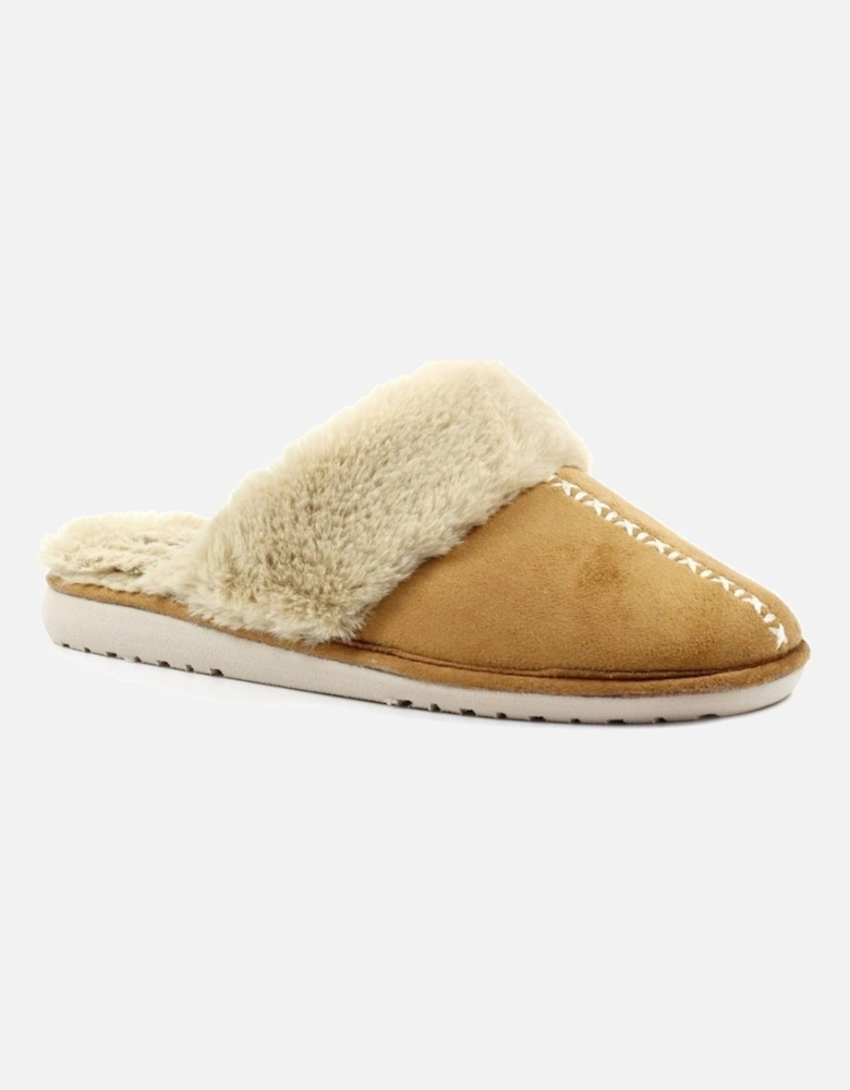 Aphrodite Tan Mule Slipper