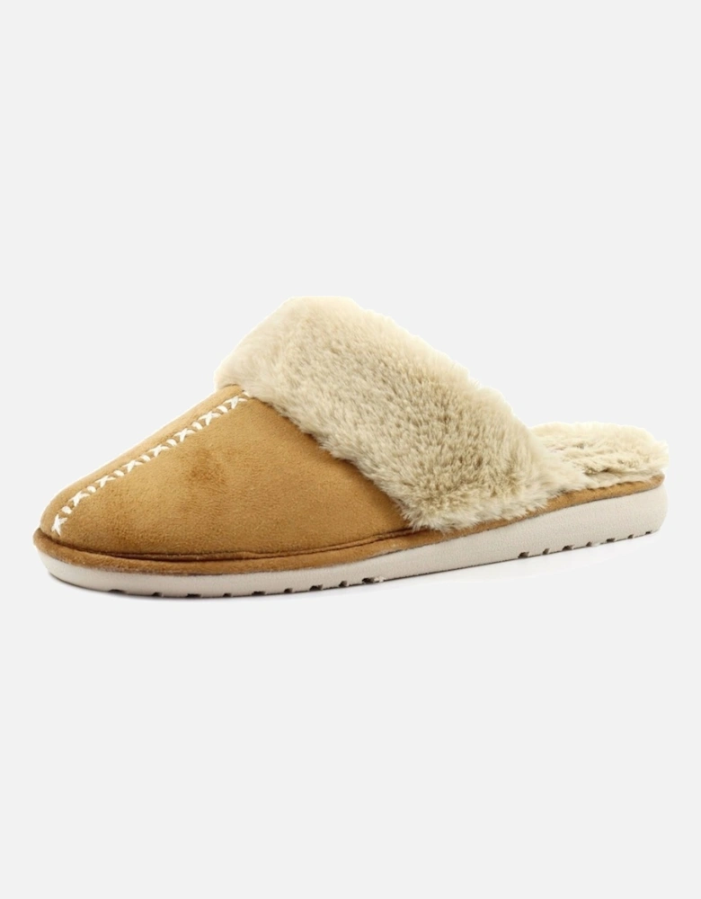 Aphrodite Tan Mule Slipper