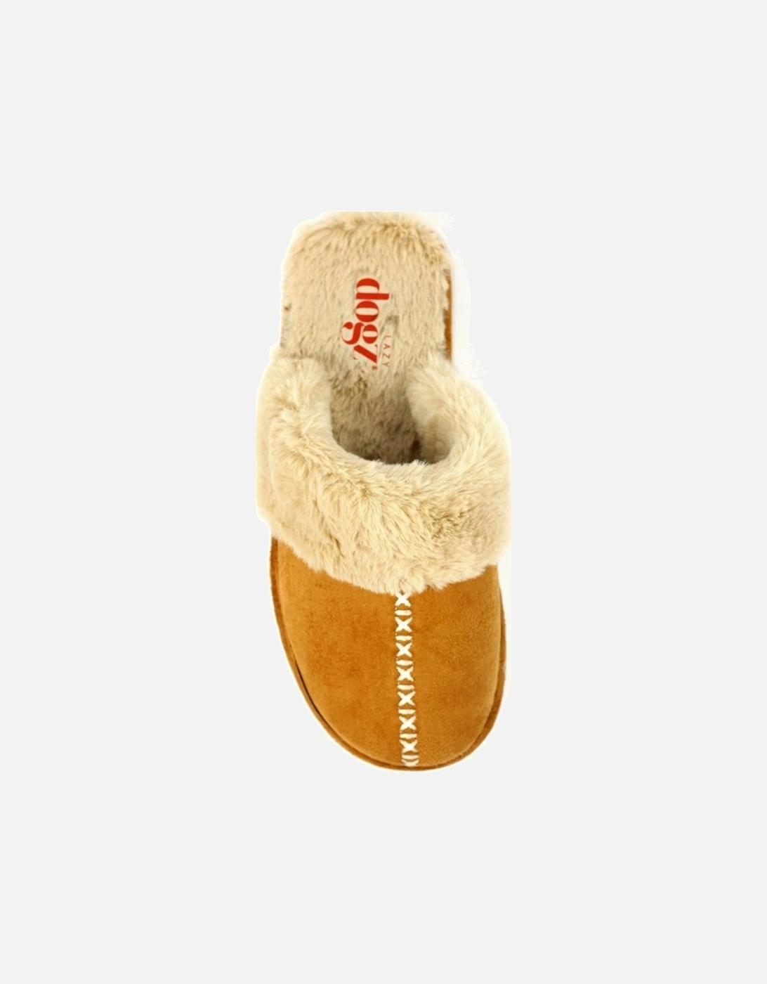 Aphrodite Tan Mule Slipper