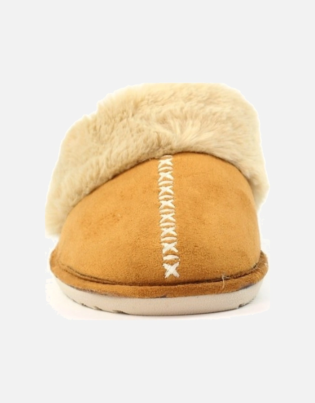 Aphrodite Tan Mule Slipper