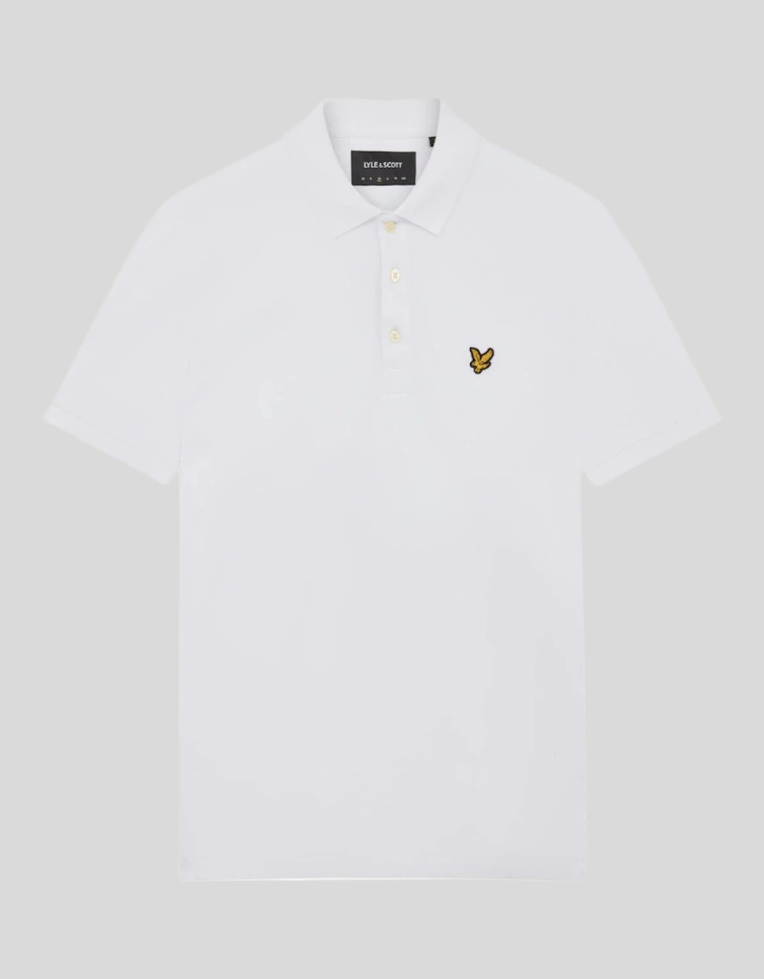 Lyle And Scott Men's White Cotton Polo Shirt  46/Regular 3XL