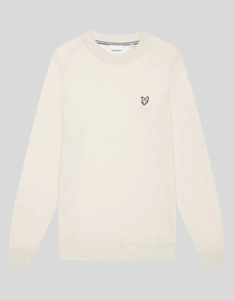 Cashmere Blend Crew Neck Jumper