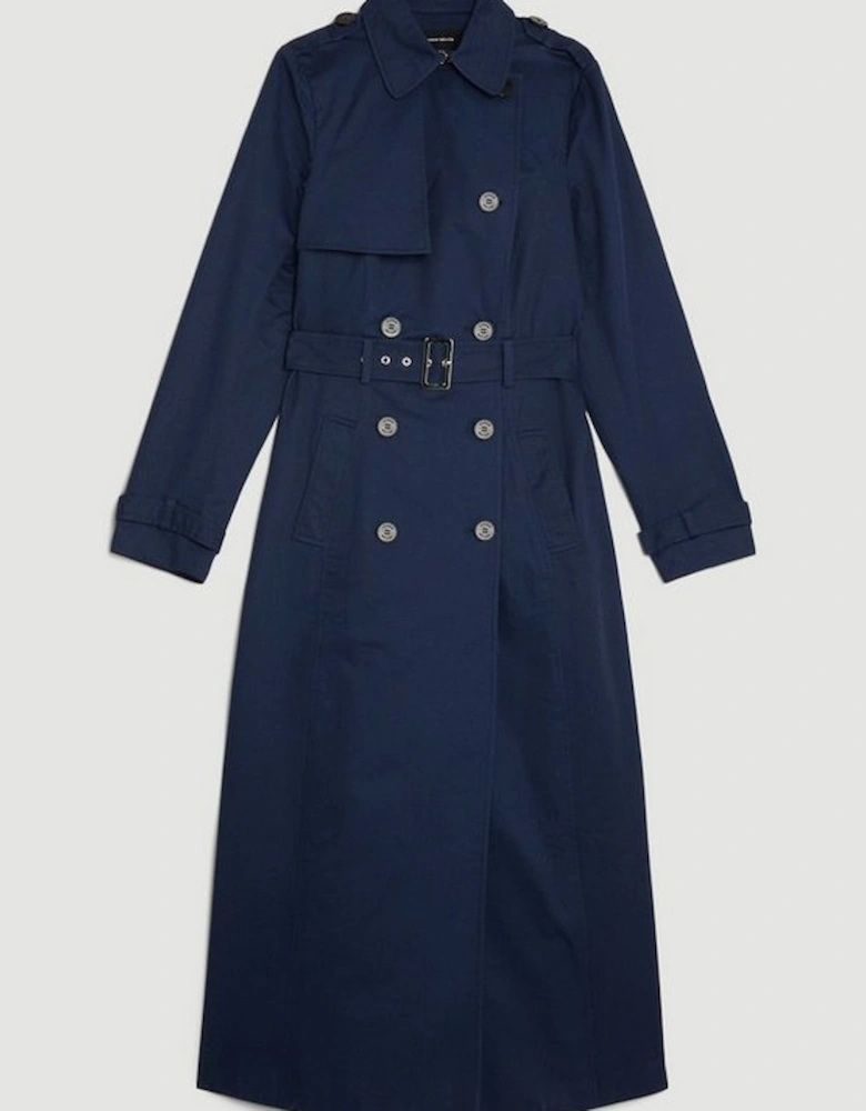 Tailored Classic Belted Trench Coat