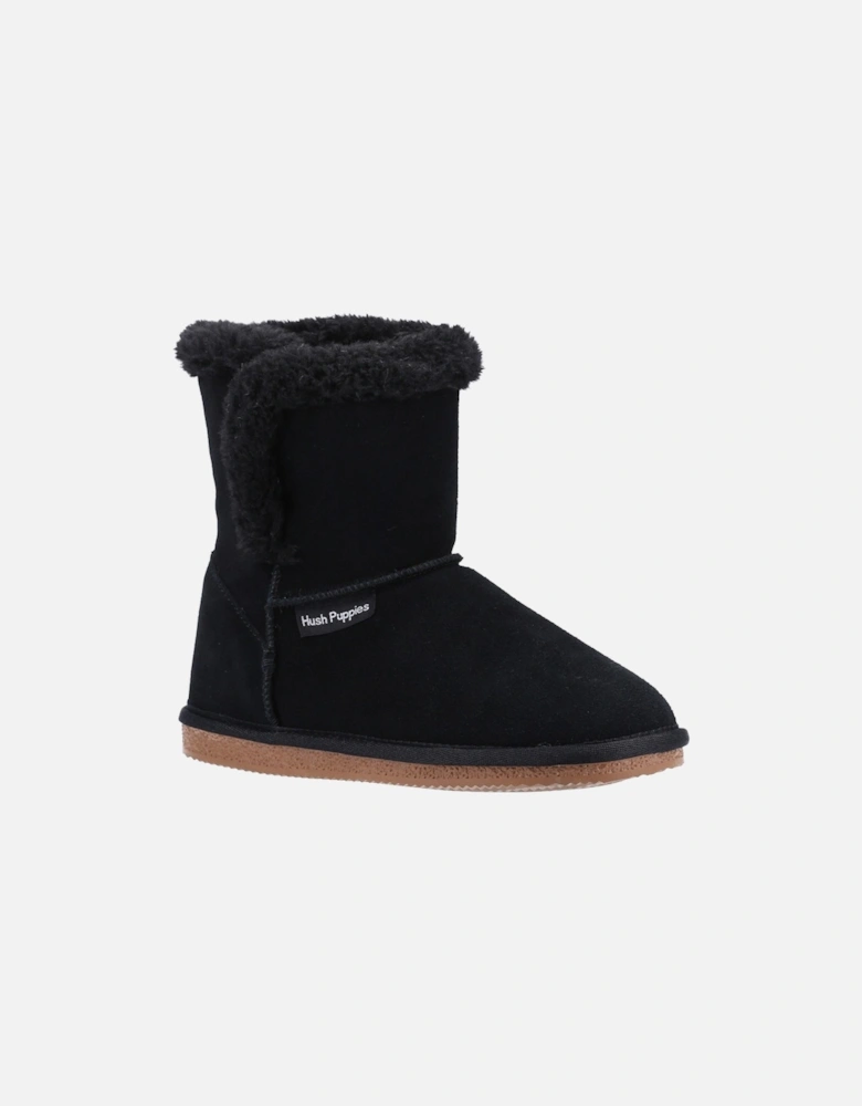 Womens/Ladies Ashleigh Suede Slipper Boots