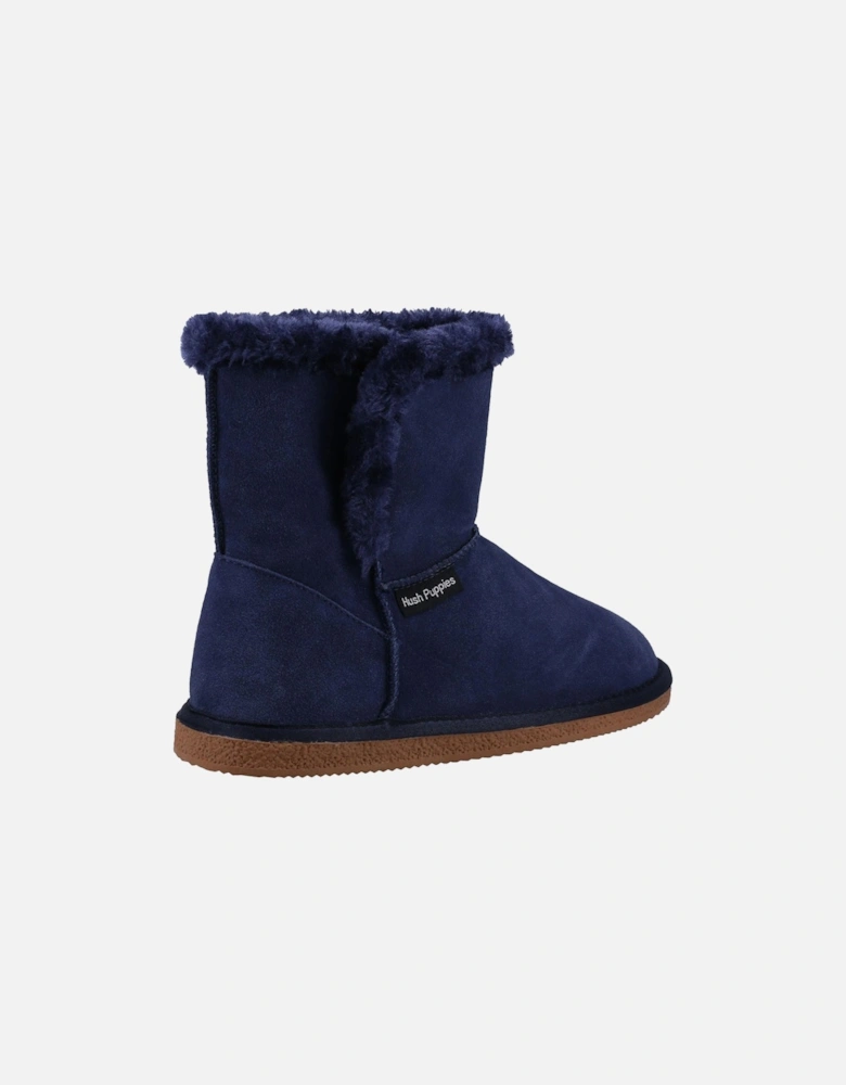 Womens/Ladies Ashleigh Suede Slipper Boots