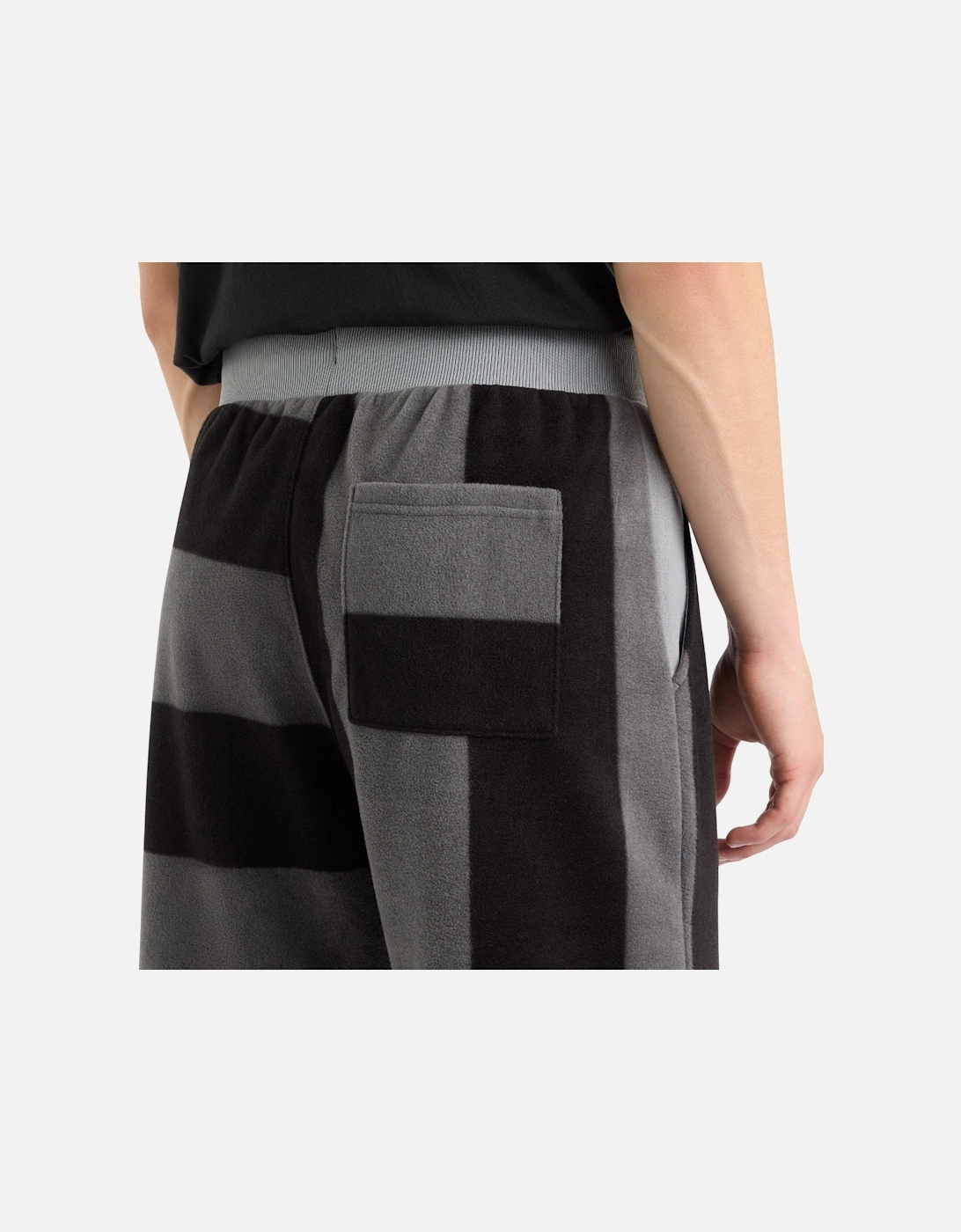 Mens Multi Stripe Panelled Shorts