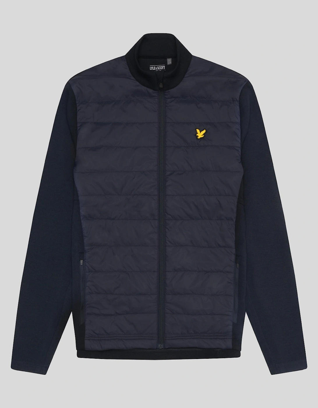 Baffle Quilted Golf Full Zip Jacket