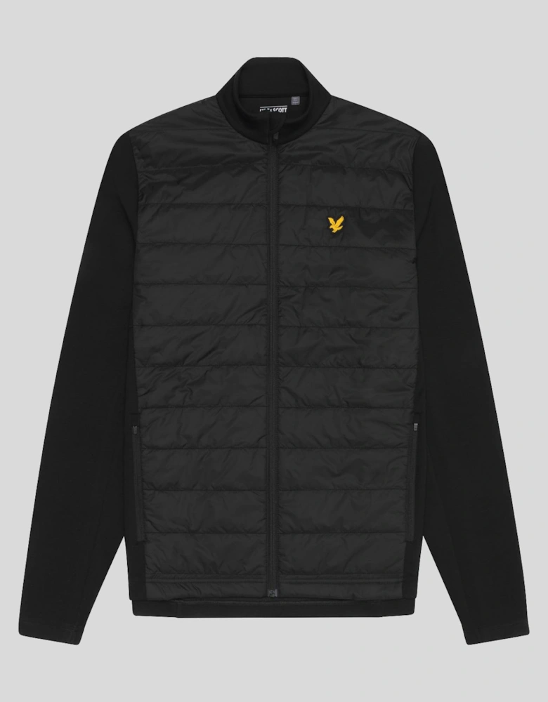 Baffle Quilted Golf Full Zip Jacket