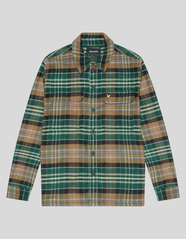 Check Flannel Overshirt