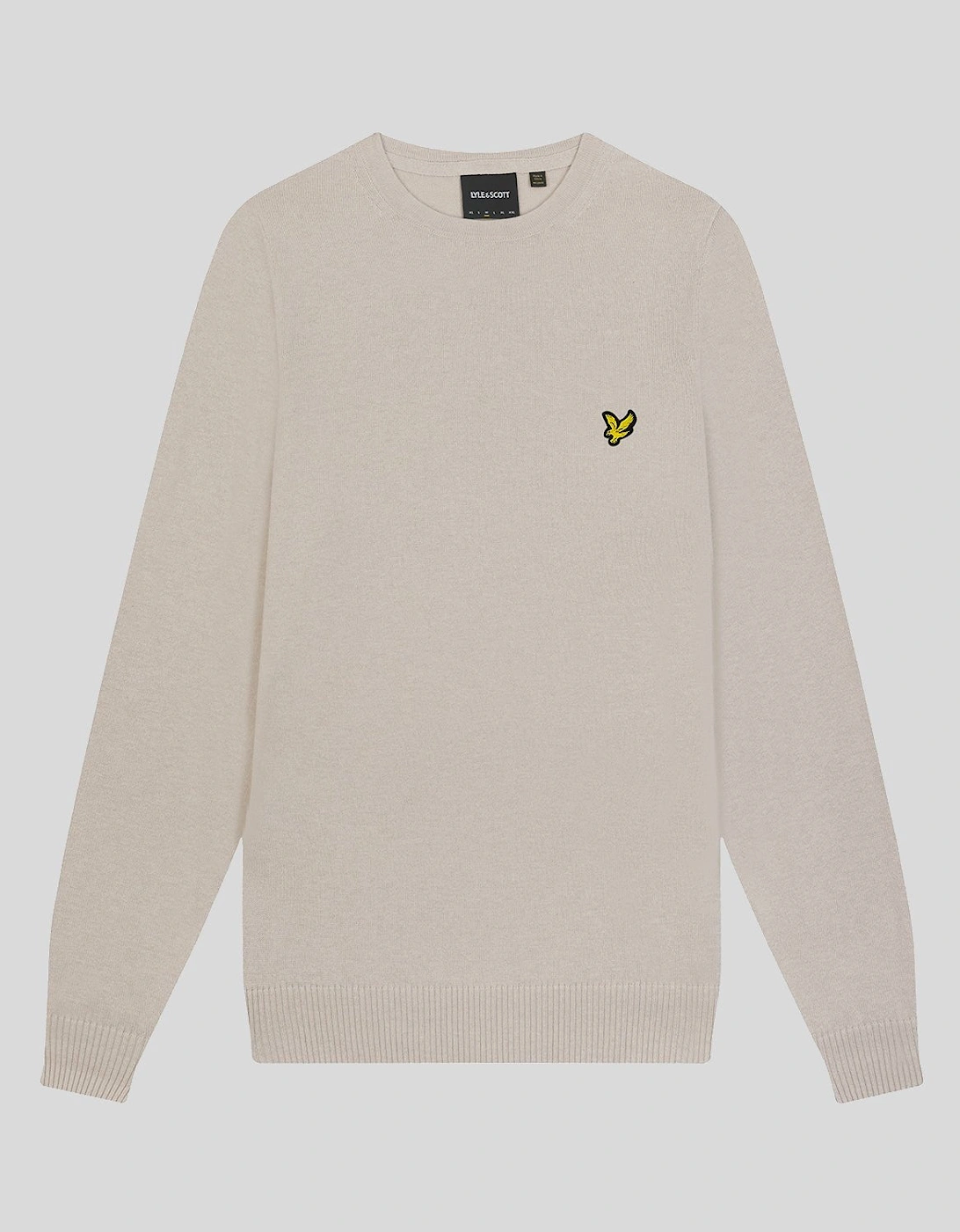 Cotton Merino Crew Neck Jumper