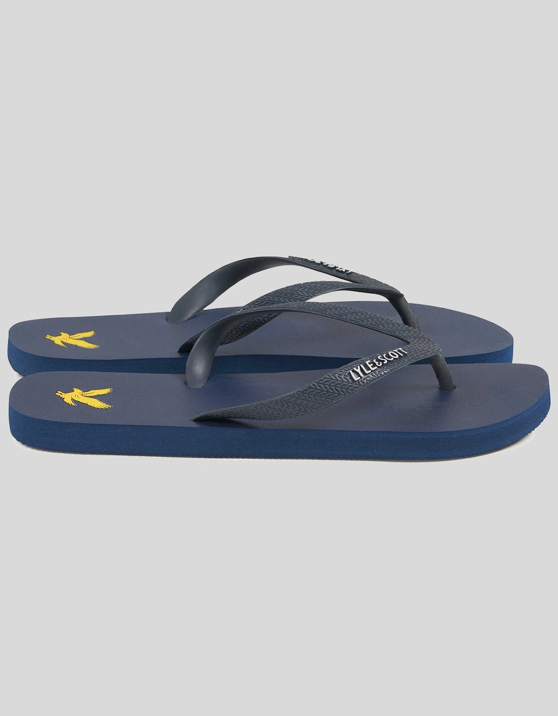 Lyle And Scott Men's Flip Flop - Navy - Size: 11
