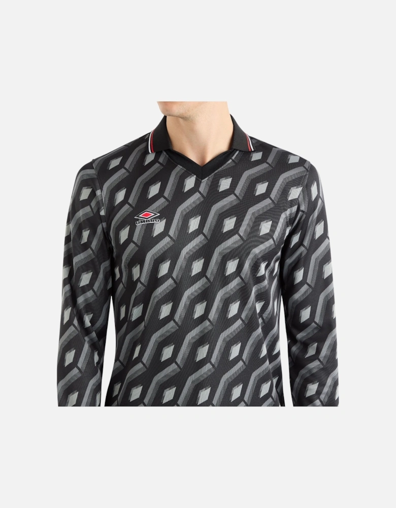 Mens Jacquard Long-Sleeved Jersey