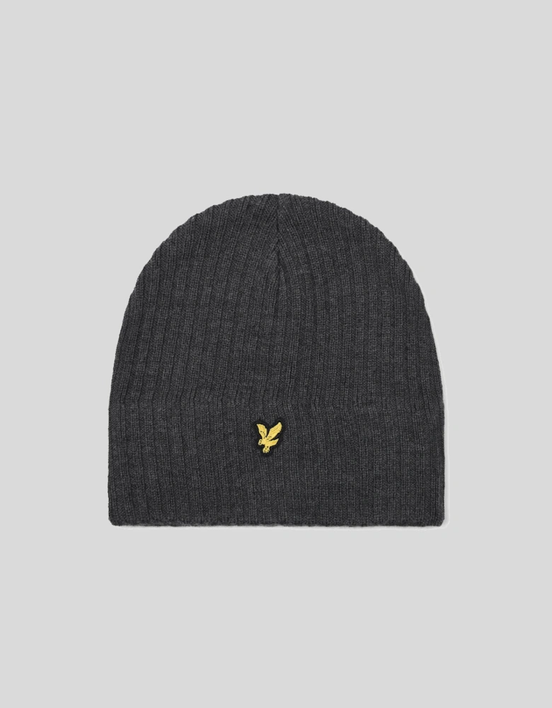 Knitted Ribbed Beanie