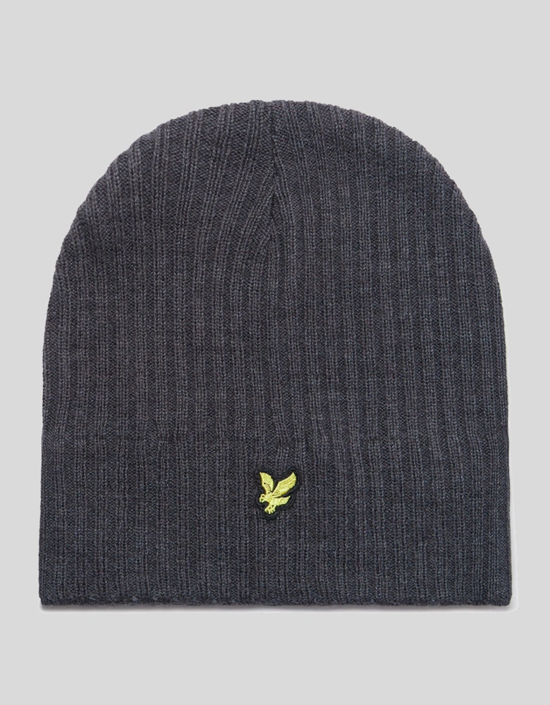 Knitted Ribbed Beanie