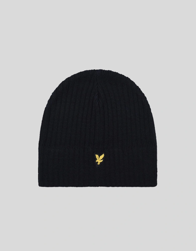 Knitted Ribbed Beanie