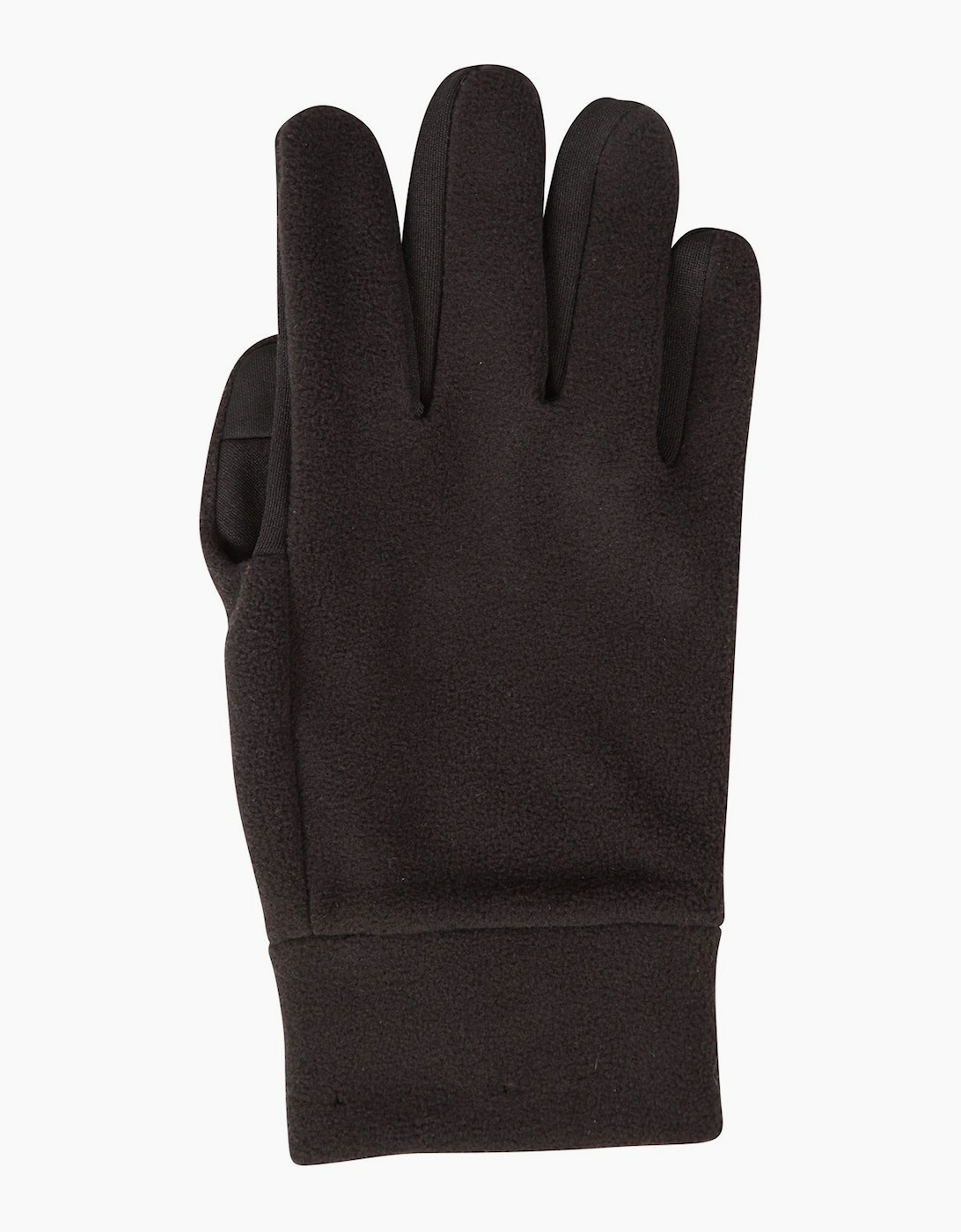 Men's Mountain Warehouse Mens Touch Screen Fleece Gloves - Black - Size: M