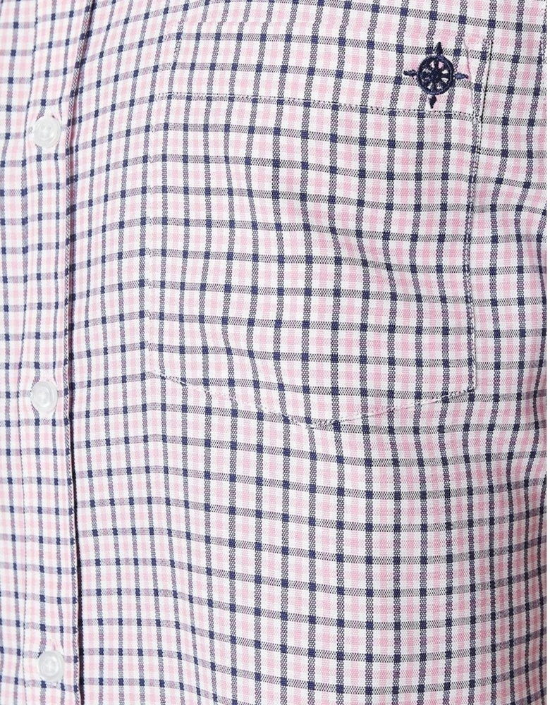 Mens Classic Checked Short-Sleeved Shirt