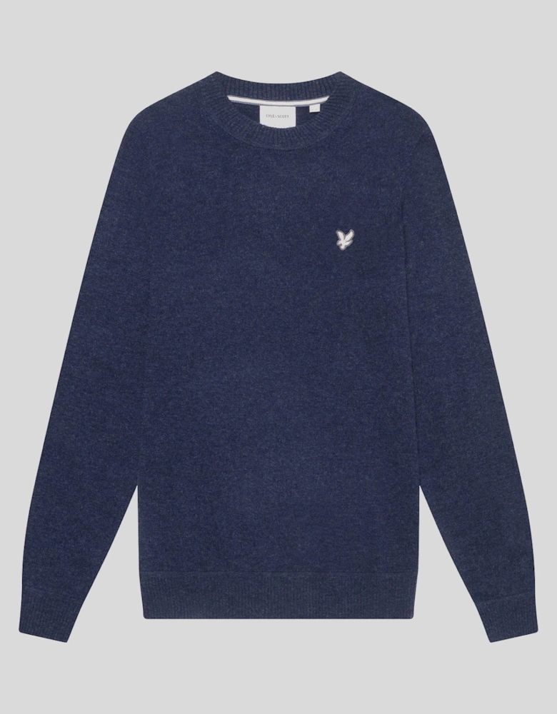 Cashmere Blend Crew Neck Jumper