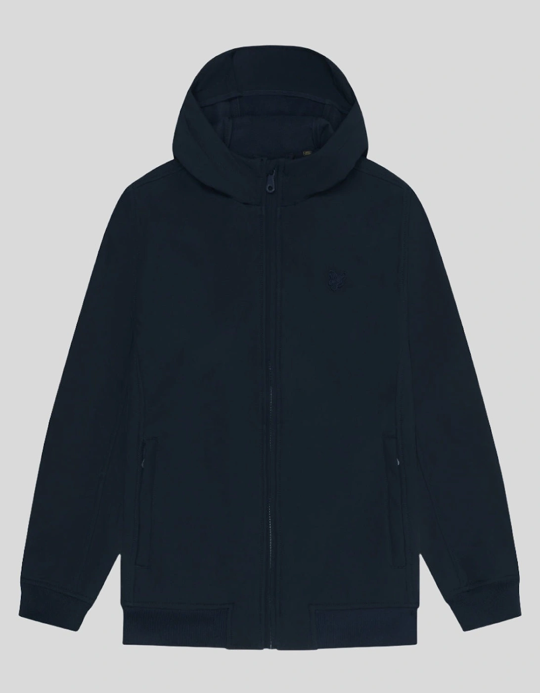 Tonal Eagle Fleece Back Softshell Jacket