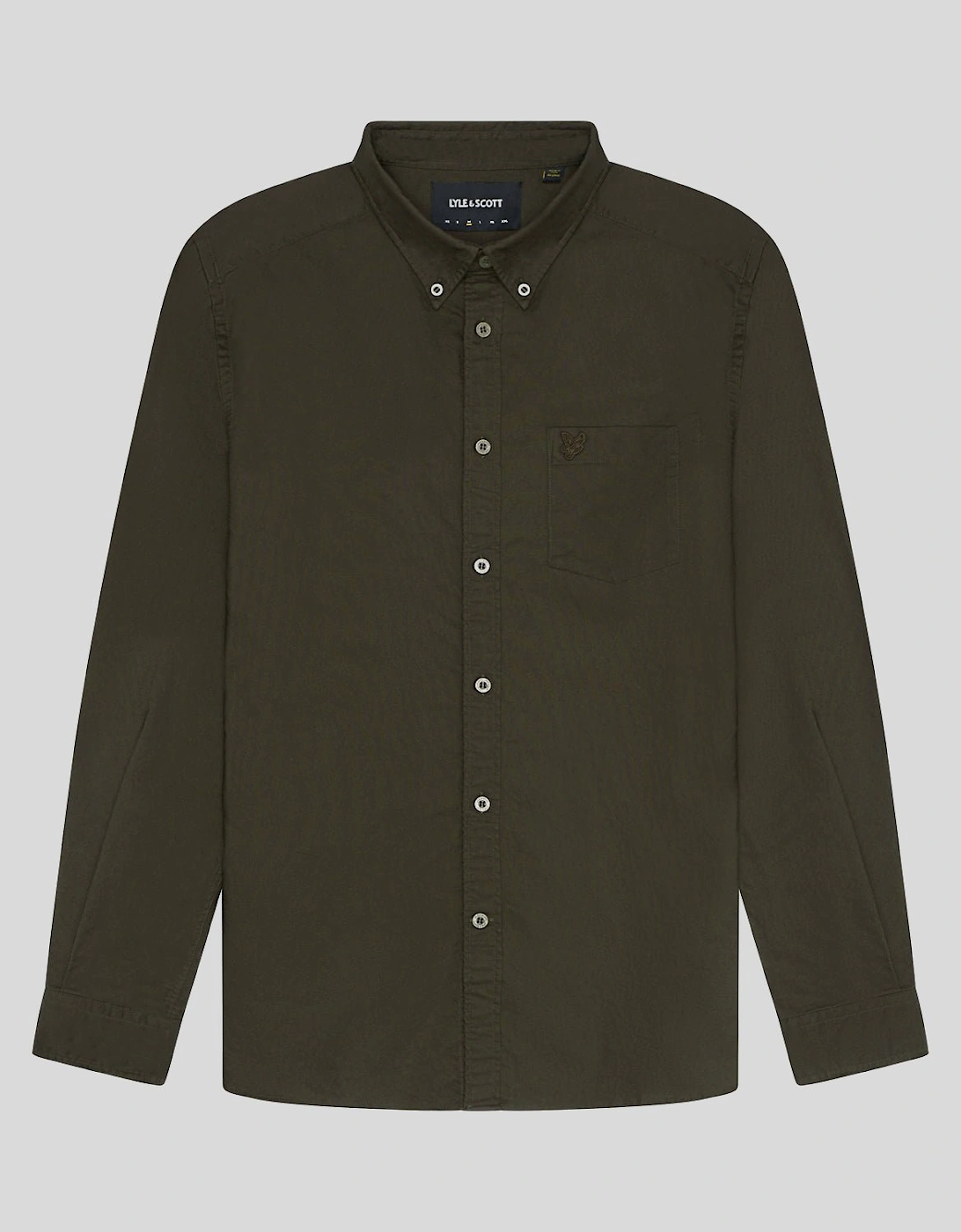 Tonal Eagle Plain Oxford Shirt