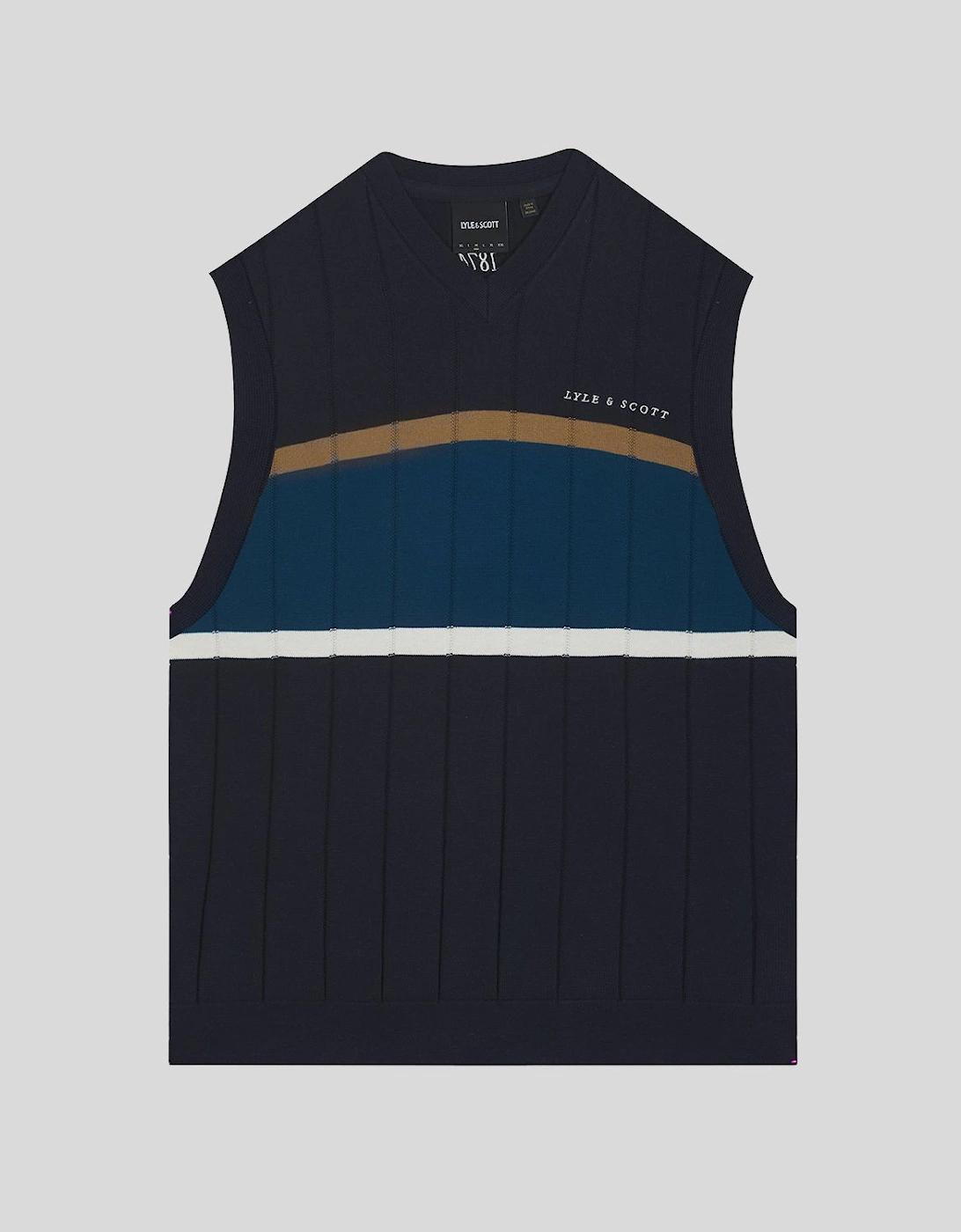 Volley Stripe Knitted Vest