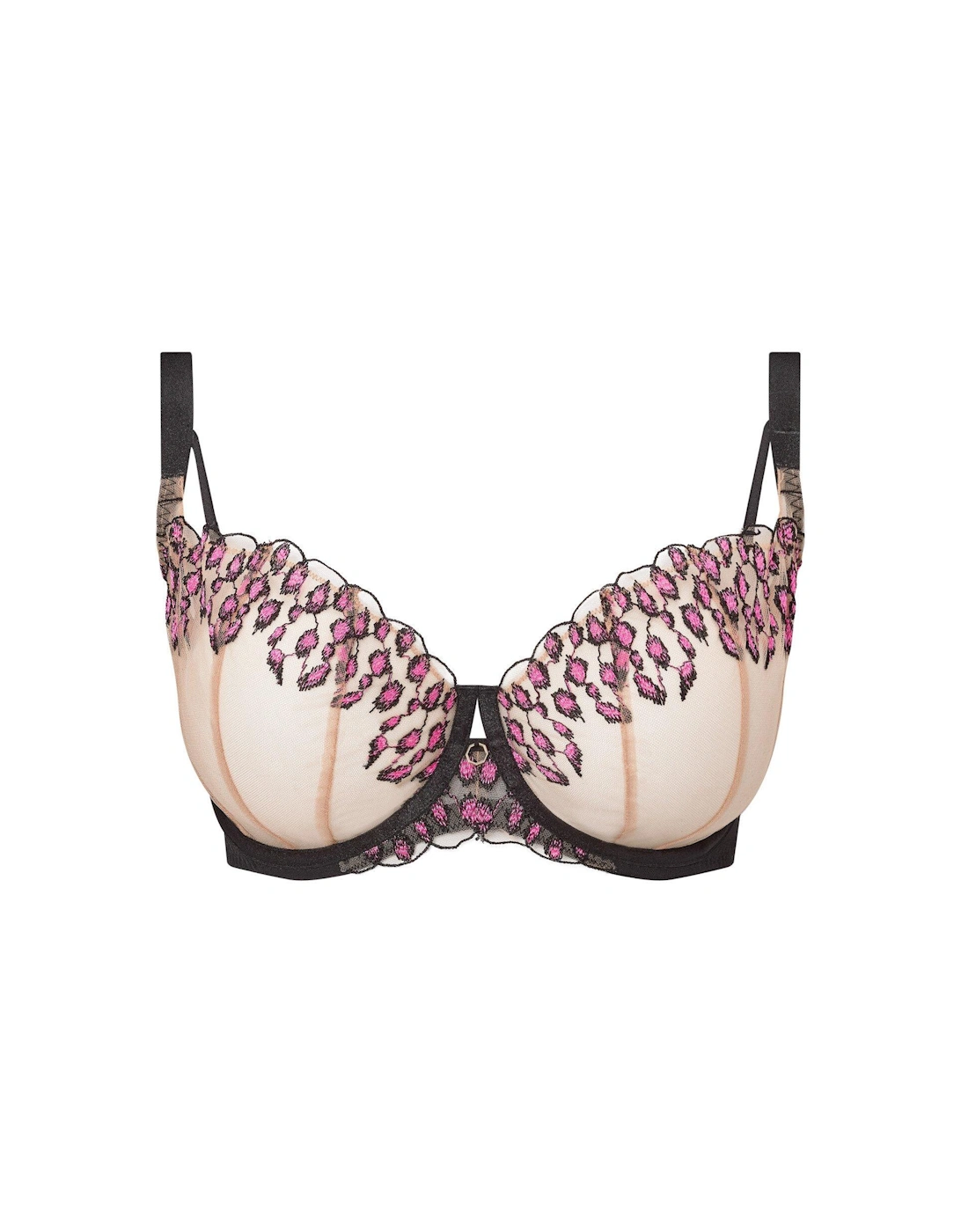 Impulsive Desire Non Padded Balcony Bra - Multi