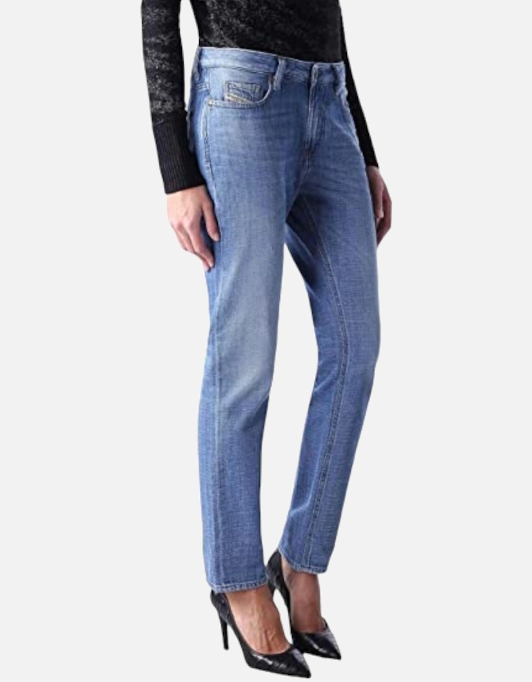 RIZZO 0847R Womens Denim Jeans Regular Slim