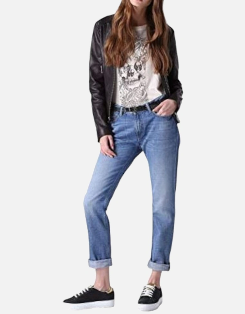 RIZZO 0847R Womens Denim Jeans Regular Slim