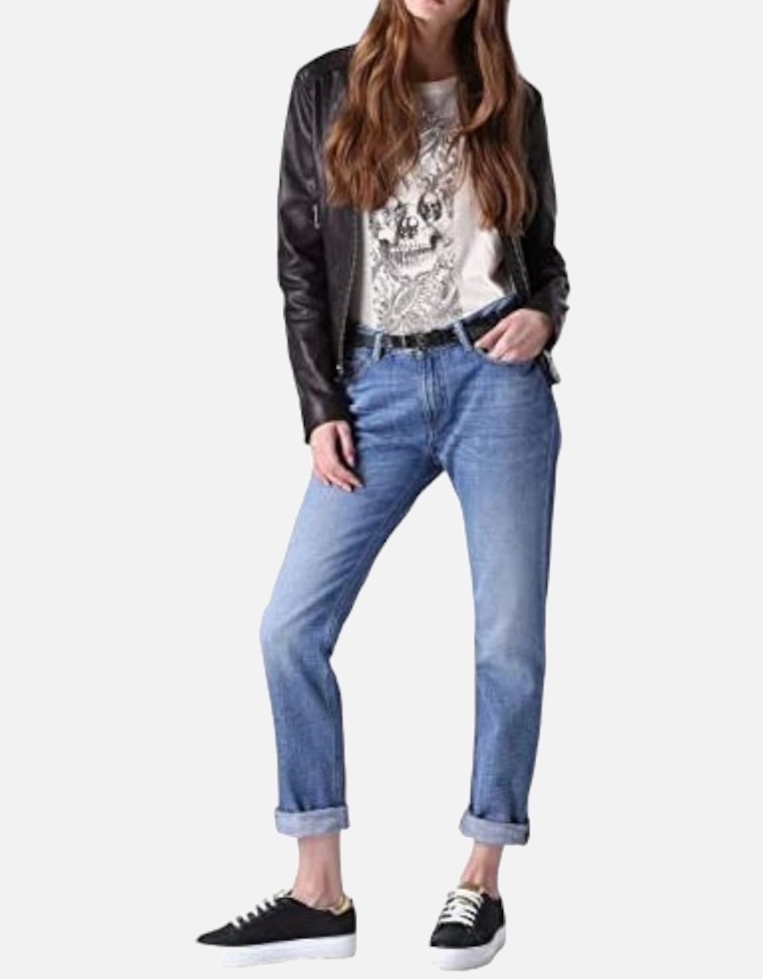 RIZZO 0847R Womens Denim Jeans Regular Slim