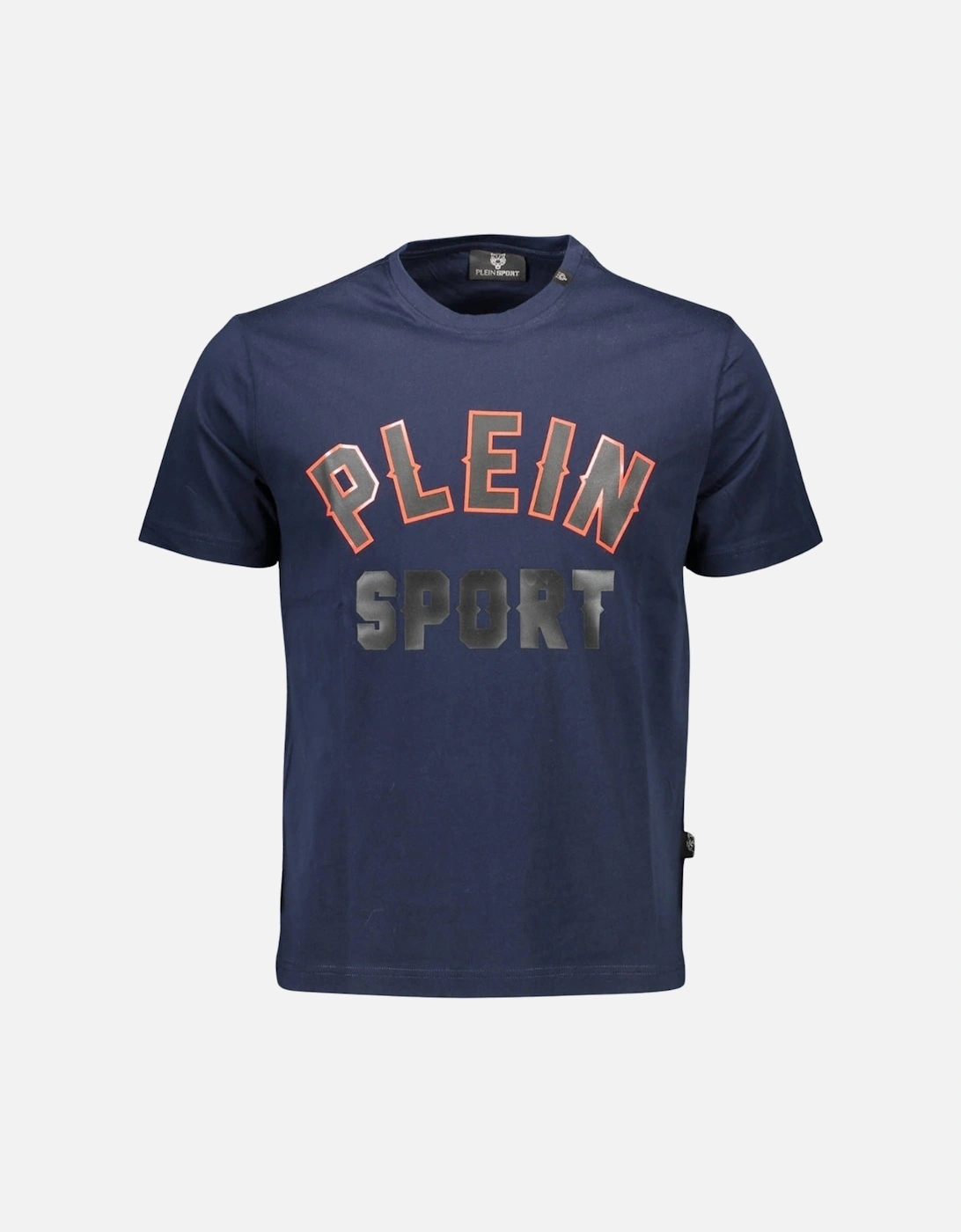 Plein Sport Block Logo Navy Blue T-Shirt, 2 of 1