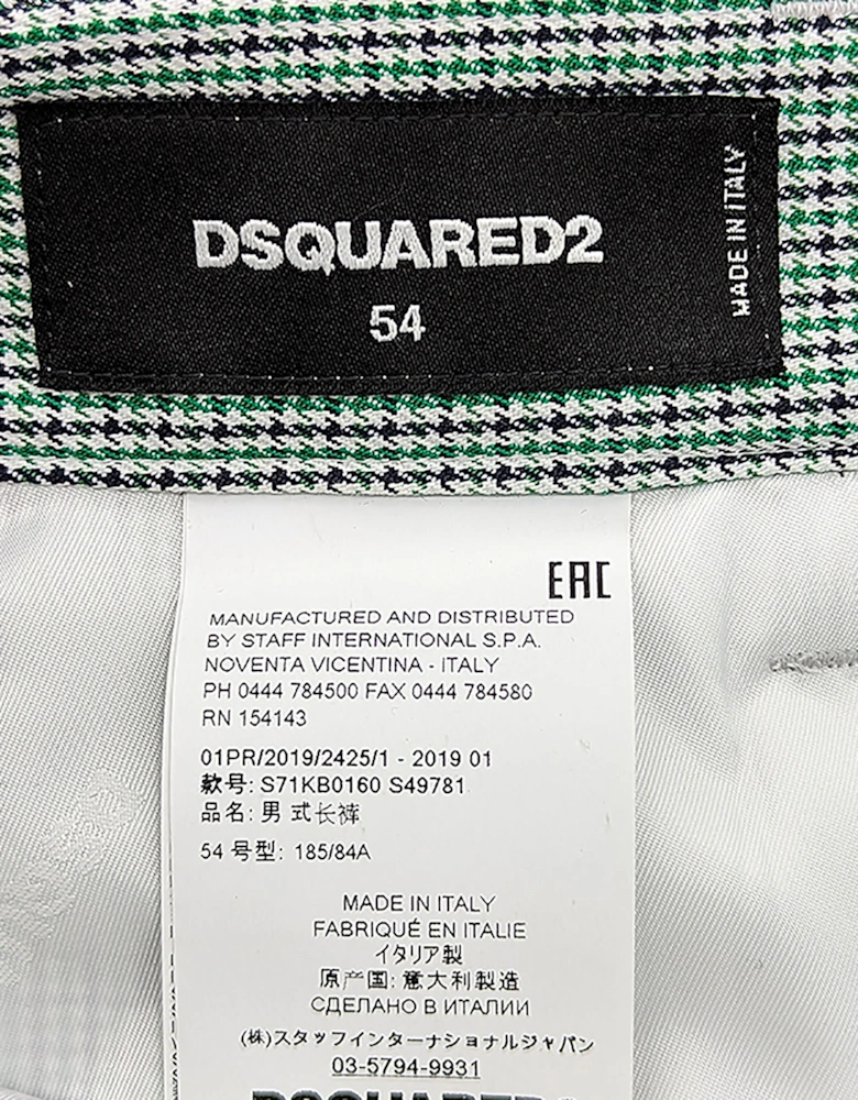 DSQUARED2 Mens Formal Trouser Regular Fit Business Party Casual Cotton Pants New